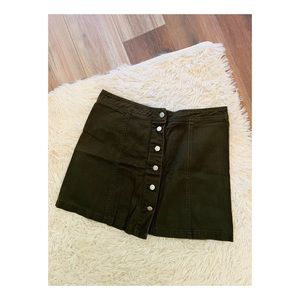 NWOT Button Down Skirt